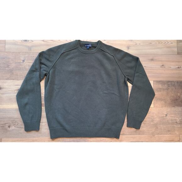 Peter Millar Other - Peter Millar Briard Mens XL Cashmere & Merino Wool Crew neck Sweater Army Green